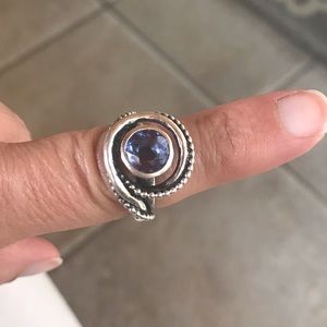 Iolite Sterling Silver ring